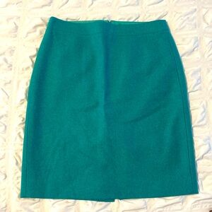 J. Crew lined wool skirt